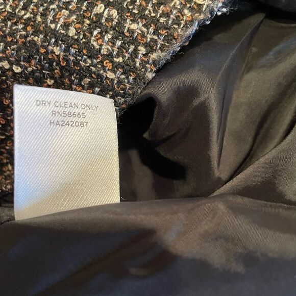 NWT HALOGEN Tweed Skirt Brown black size 12 P - Picture 3 of 7